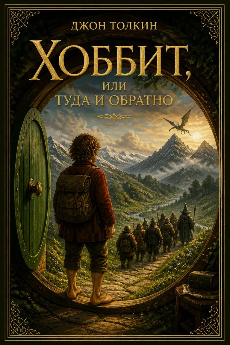 Хоббит, или Туда и Обратно — обложка книги