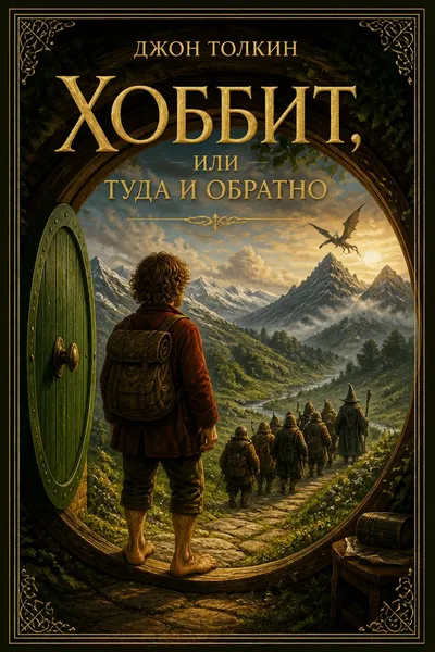 Хоббит, или Туда и Обратно — обложка книги