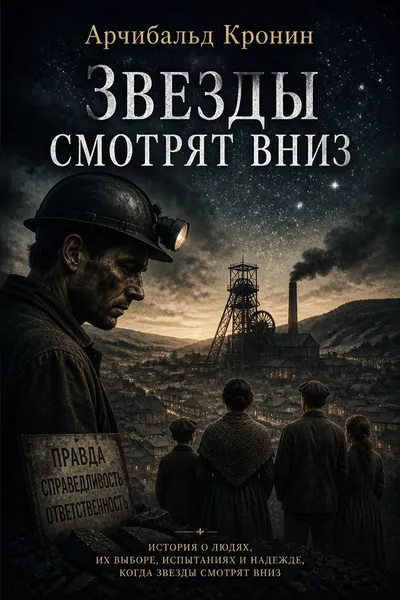 Звезды смотрят вниз — обложка книги
