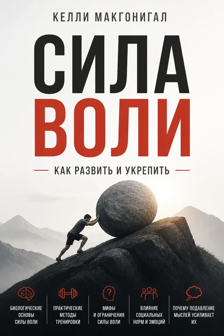 Сила воли. Как развить и укрепить — обложка книги
