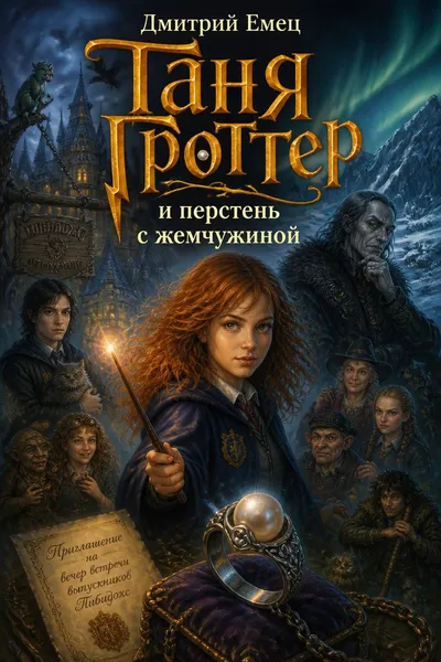 Таня Гроттер и перстень с жемчужиной — обложка книги