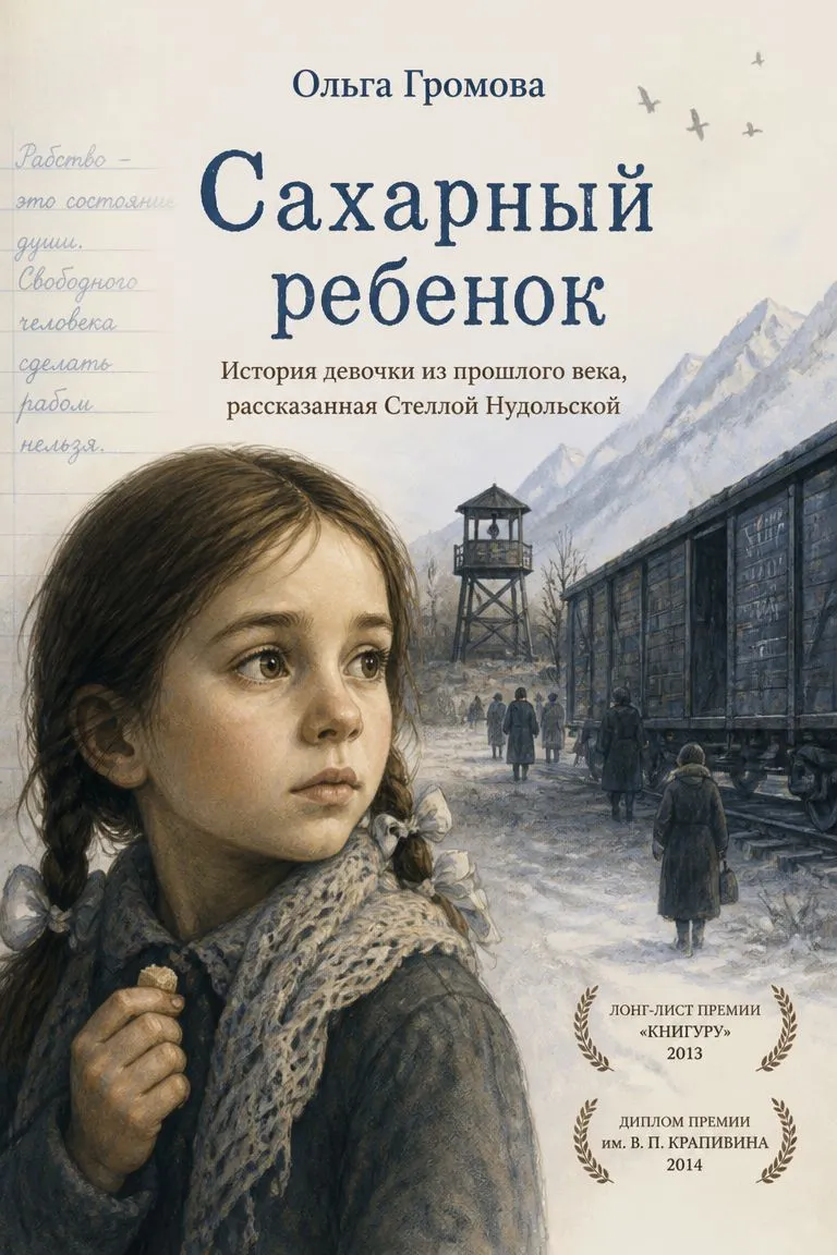 Сахарный ребенок. История девочки из прошлого века, рассказанная Стеллой Нудольской — обложка книги