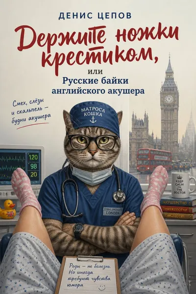 Держите ножки крестиком, или Русские байки английского акушера — обложка книги