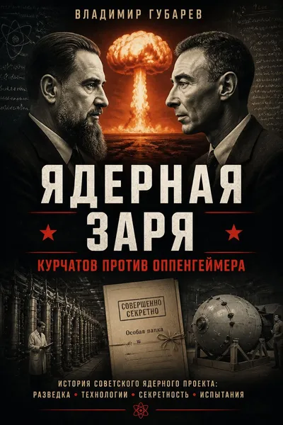 Ядерная заря. Курчатов против Оппенгеймера — обложка книги