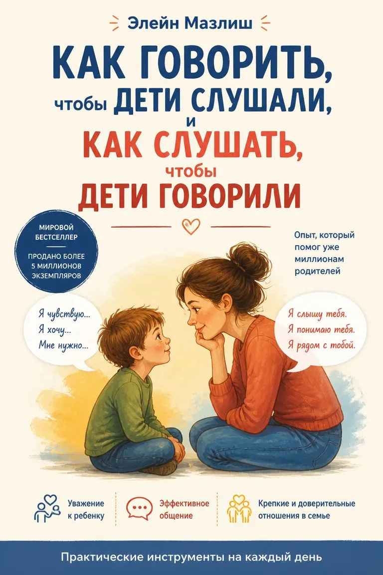 Как говорить, чтобы дети слушали, и как слушать, чтобы дети говорили — обложка книги