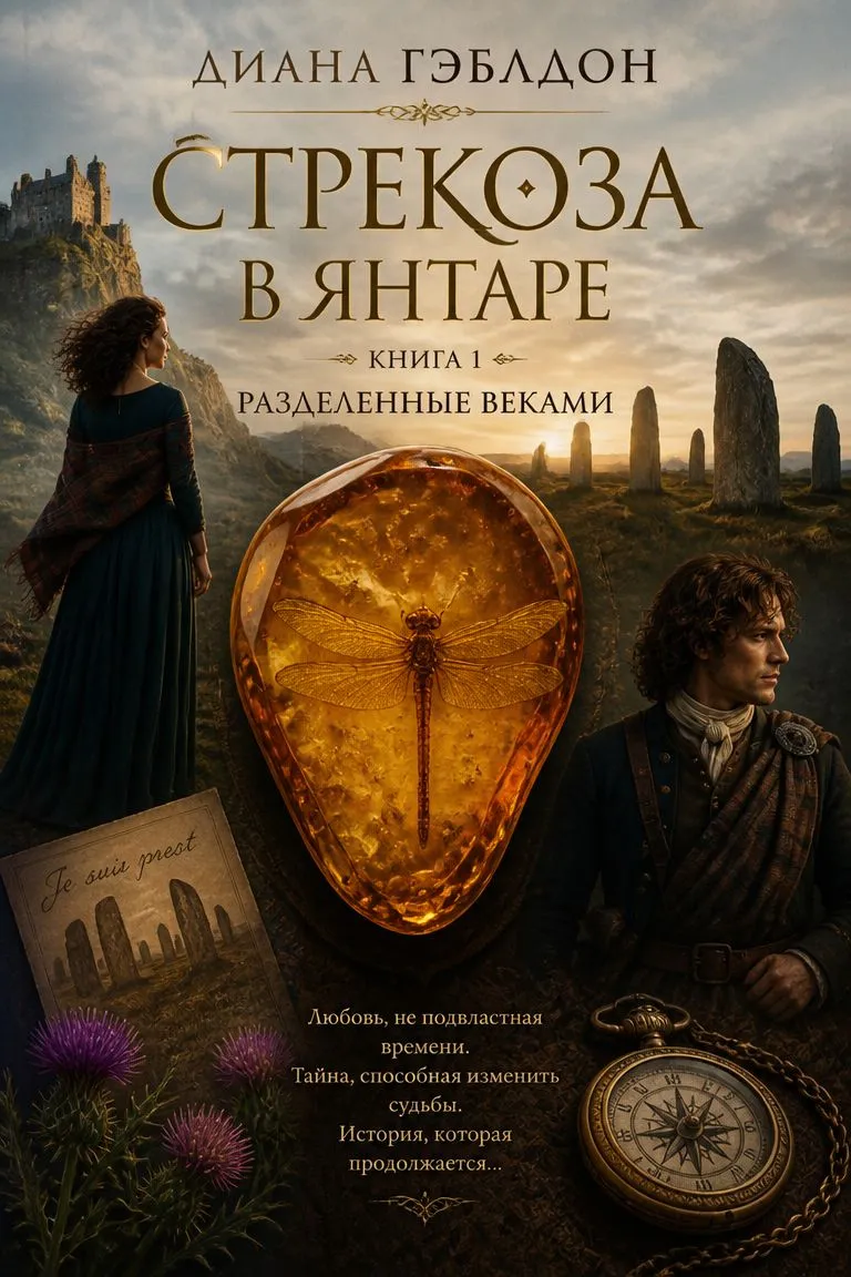 Стрекоза в янтаре. Книга 1. Разделенные веками — обложка книги