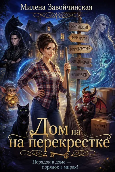 Дом на перекрестке — обложка книги