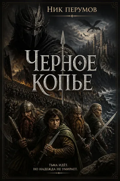 Черное копье — обложка книги