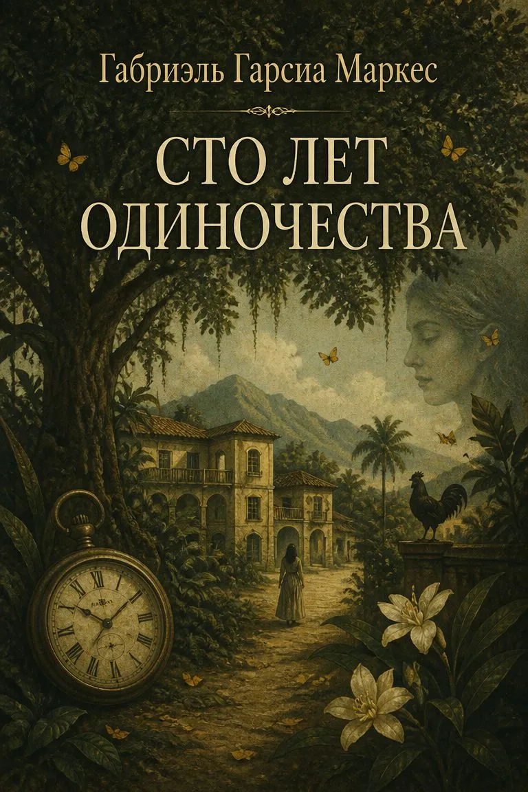 Сто лет одиночества — обложка книги