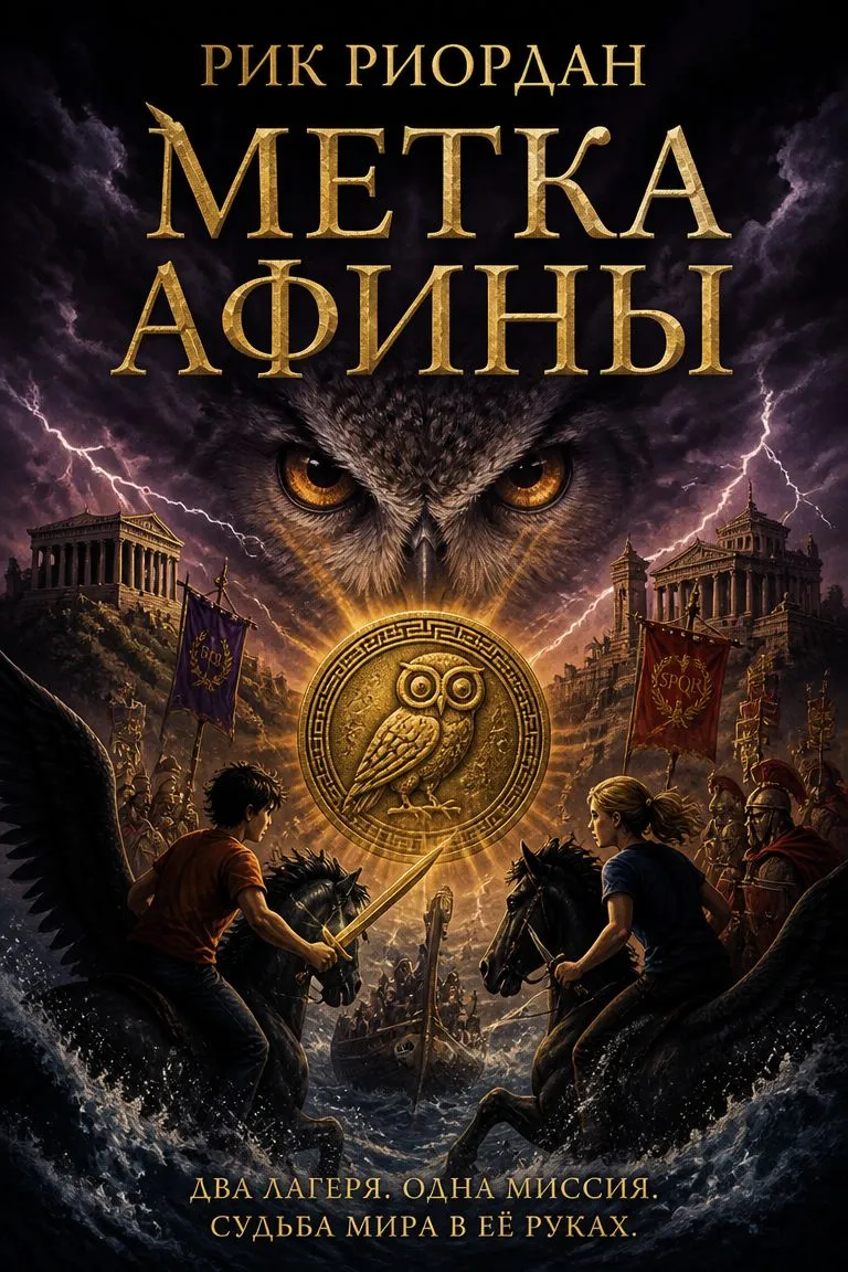 Метка Афины — обложка книги