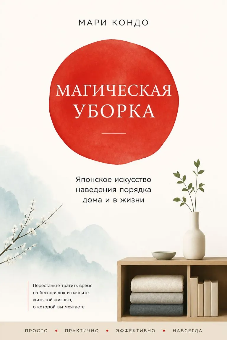 Магическая уборка. Японское искусство наведения порядка дома и в жизни — обложка книги