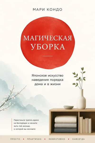 Магическая уборка. Японское искусство наведения порядка дома и в жизни — обложка книги