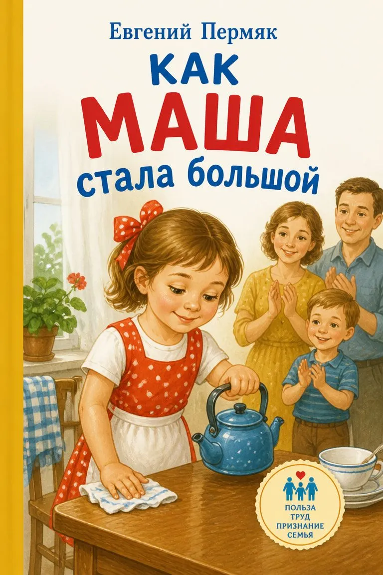 Как Маша стала большой — обложка книги