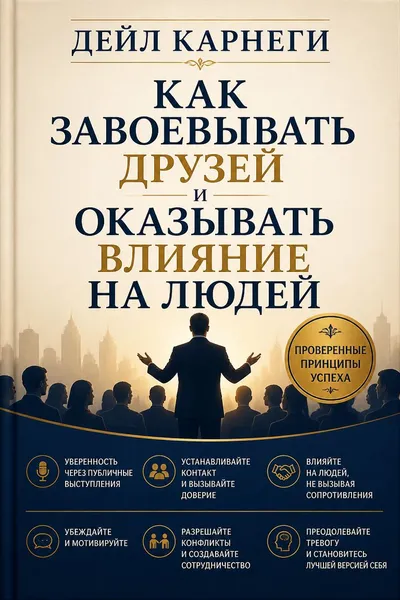 Как завоевывать друзей и оказывать влияние на людей — обложка книги