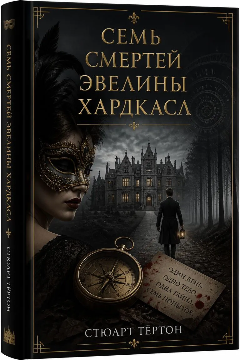 Семь смертей Эвелины Хардкасл — обложка книги