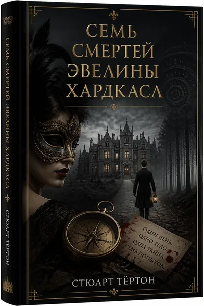 Семь смертей Эвелины Хардкасл — обложка книги
