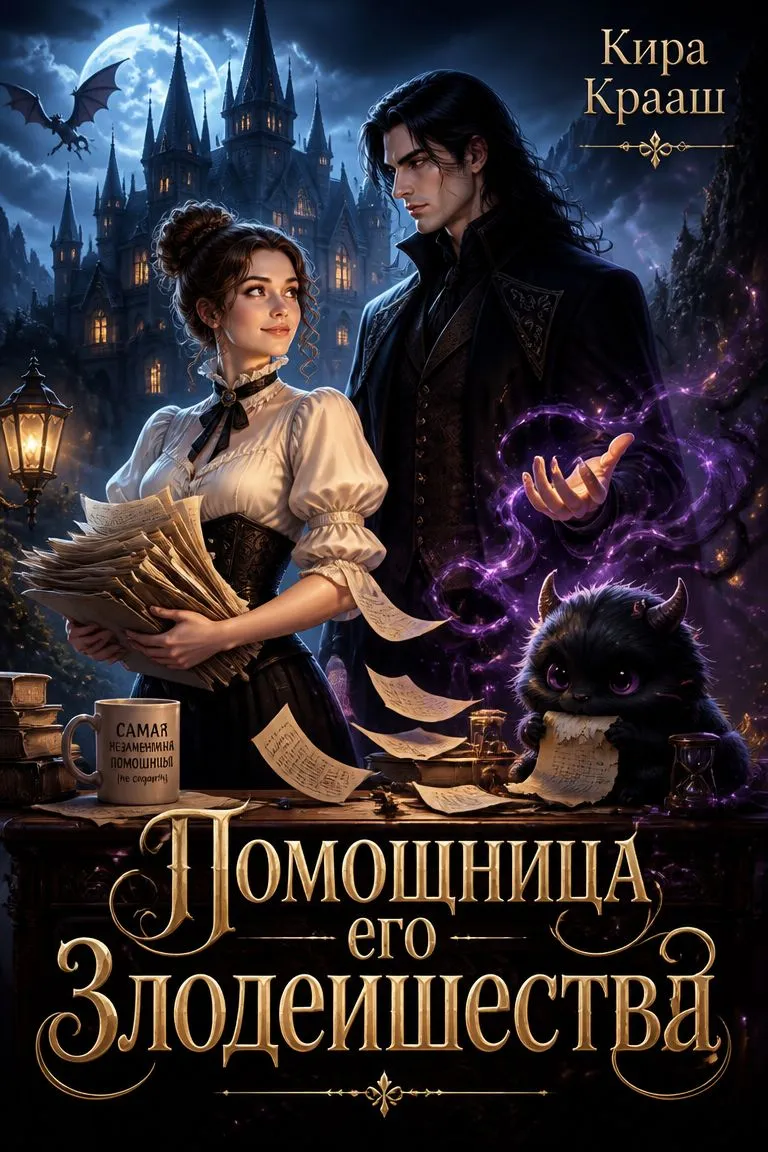 Помощница его злодейшества — обложка книги