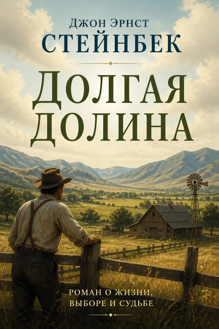 Долгая долина — обложка книги