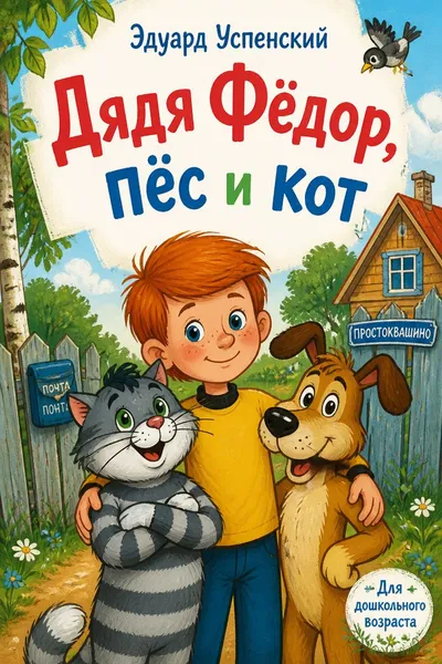 Дядя Фёдор, пёс и кот — обложка книги