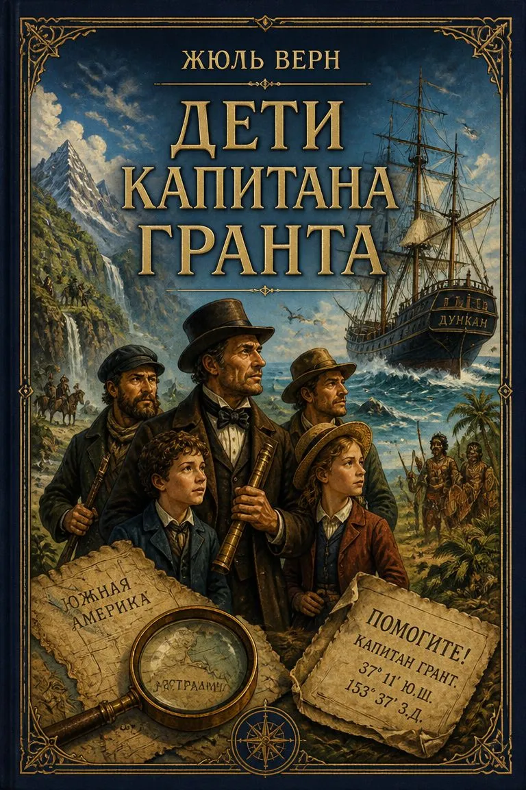 Дети капитана Гранта — обложка книги