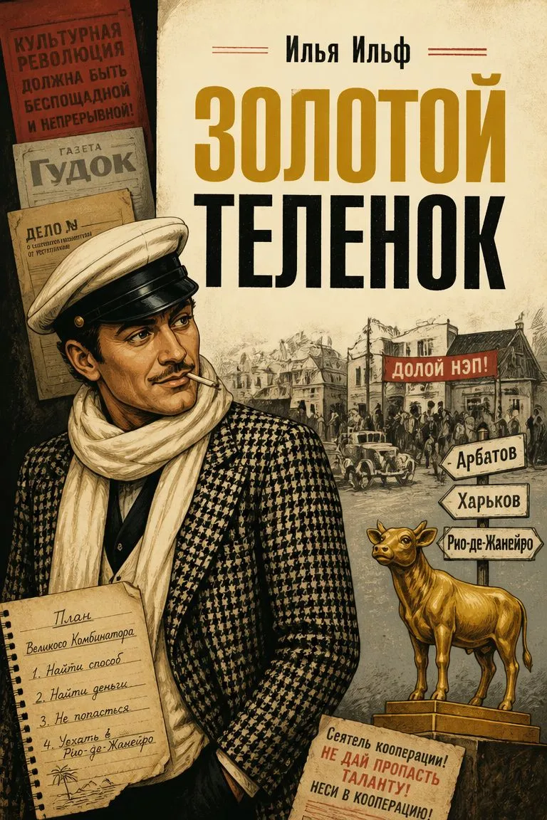 Золотой теленок — обложка книги
