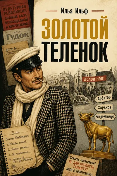 Золотой теленок — обложка книги