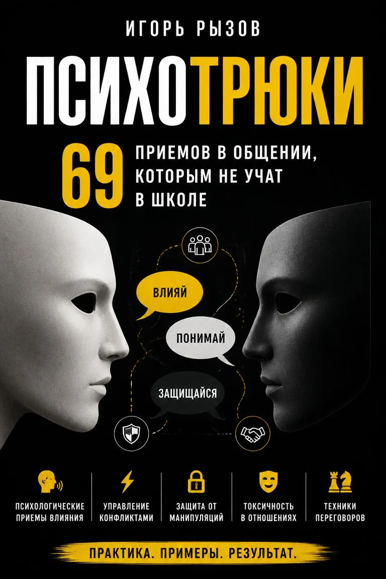 Психотрюки. 69 приемов в общении, которым не учат в школе — обложка книги