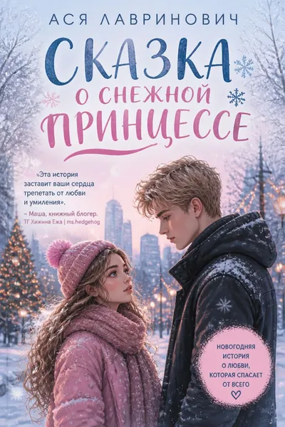 Сказка о снежной принцессе — обложка книги