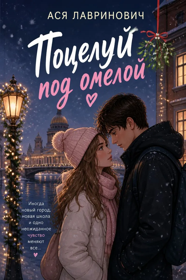 Поцелуй под омелой — обложка книги