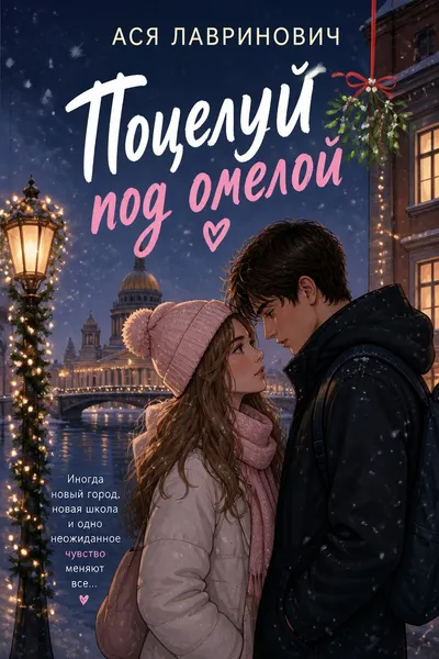 Поцелуй под омелой — обложка книги