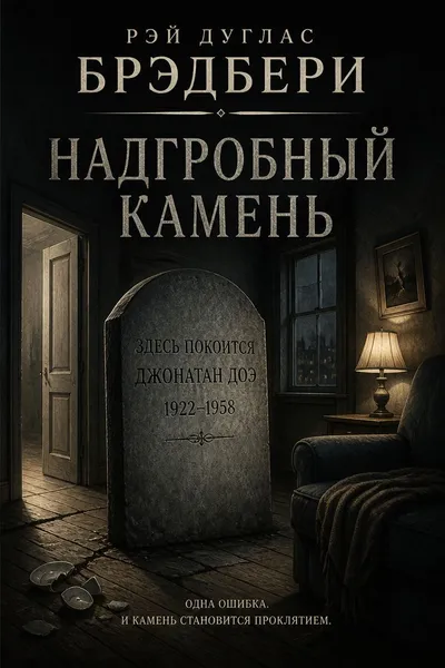 Надгробный камень — обложка книги