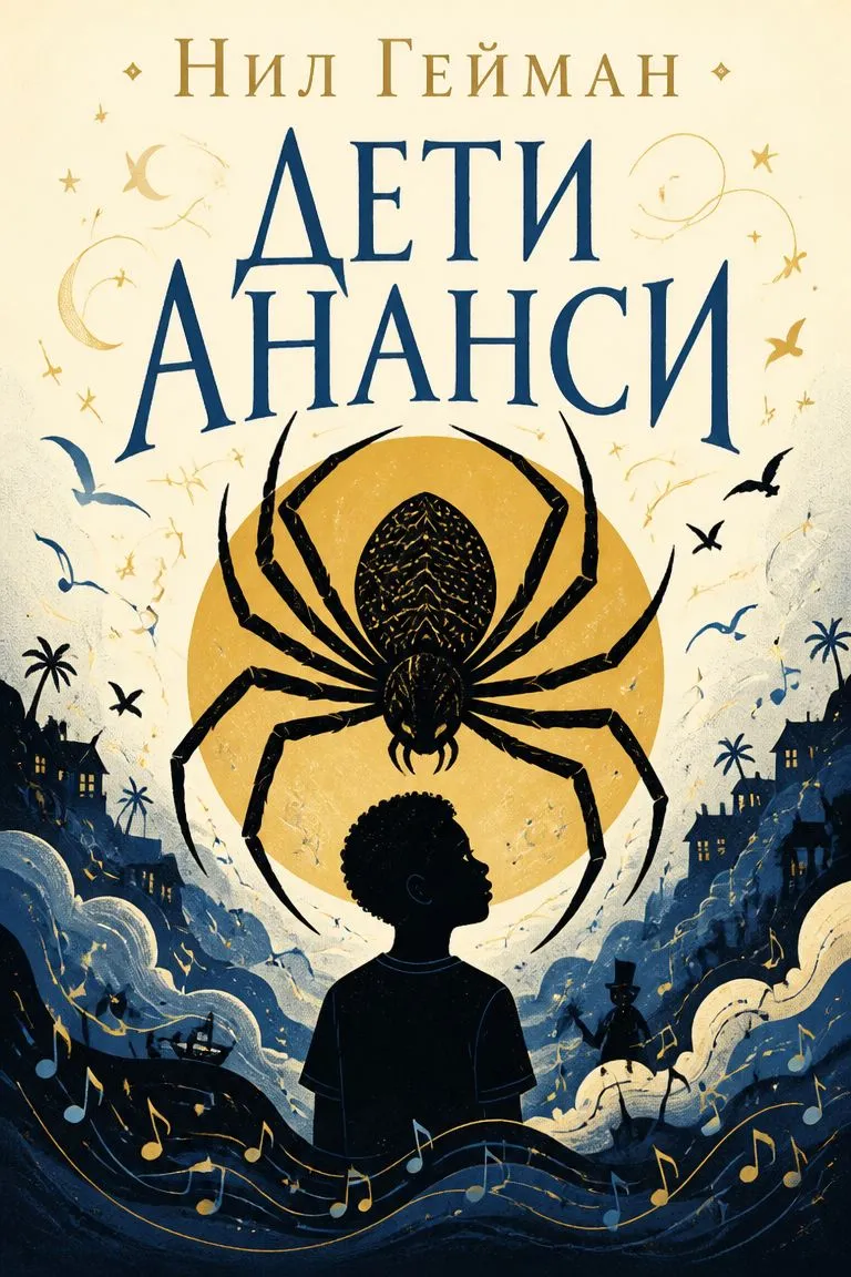 Дети Ананси — обложка книги