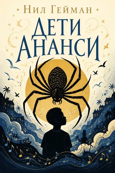 Дети Ананси — обложка книги