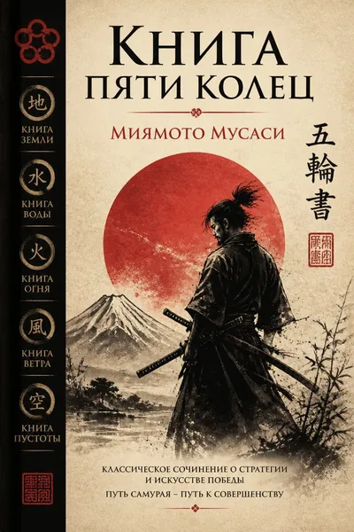 Книга пяти колец — обложка книги