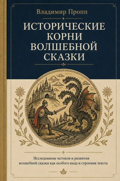 Исторические корни волшебной сказки — обложка книги