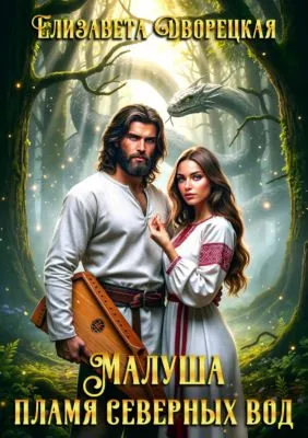 Малуша. Пламя северных вод — обложка книги