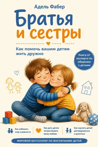 Братья и сестры. Как помочь вашим детям жить дружно — обложка книги