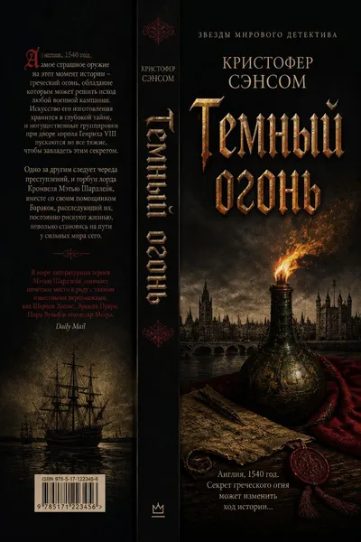 Темный огонь — обложка книги