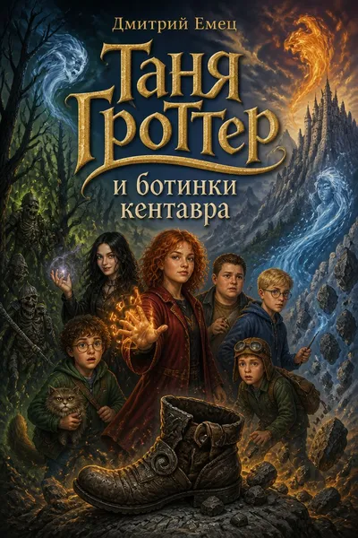 Таня Гроттер и ботинки кентавра — обложка книги