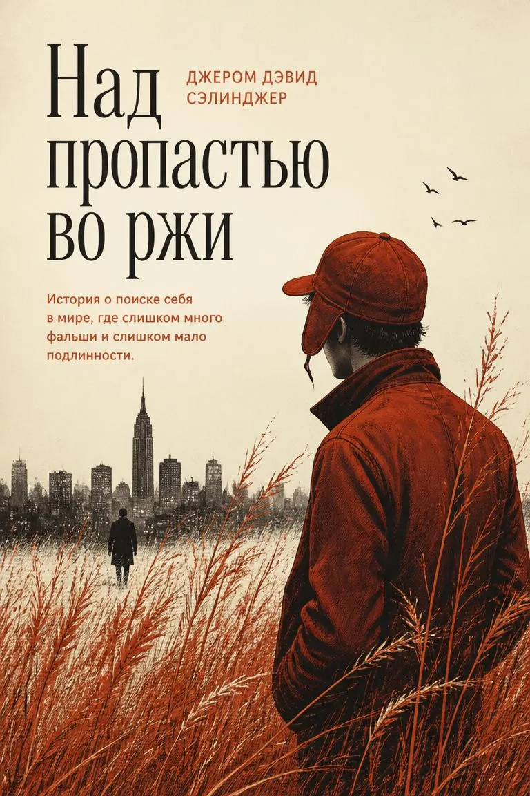 Над пропастью во ржи — обложка книги