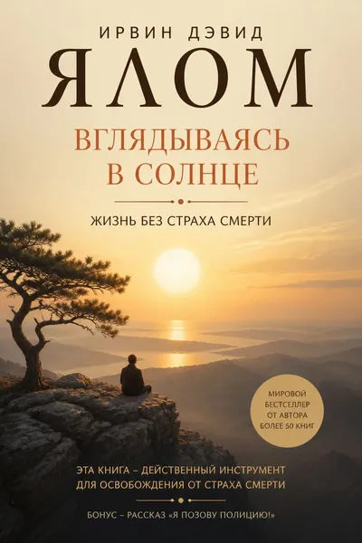 Вглядываясь в солнце. Жизнь без страха смерти — обложка книги