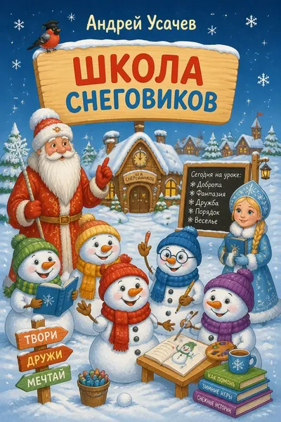 Школа снеговиков — обложка книги
