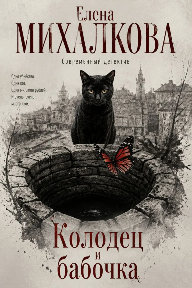 Колодец и бабочка — обложка книги