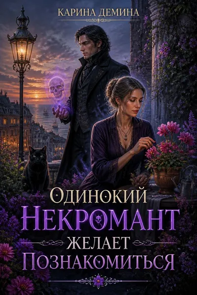 Одинокий некромант желает познакомиться — обложка книги