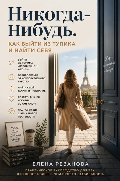Никогда-нибудь. Как выйти из тупика и найти себя — обложка книги