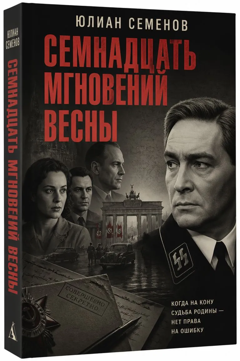 Семнадцать мгновений весны — обложка книги