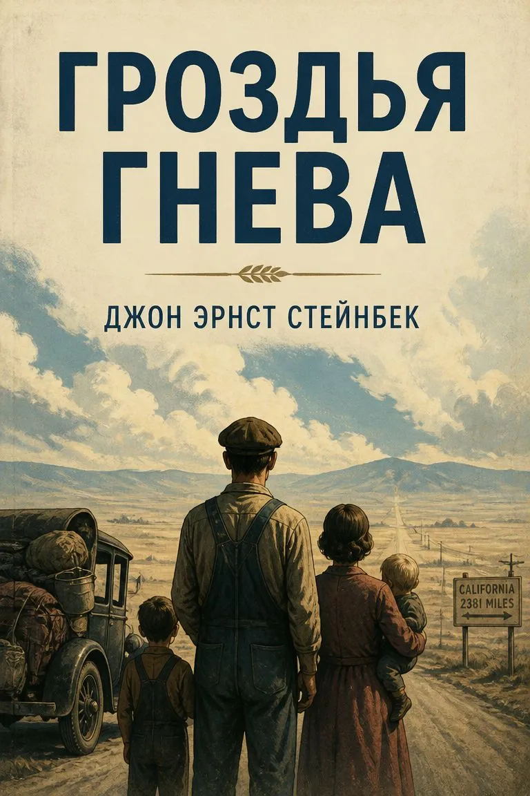Гроздья гнева — обложка книги