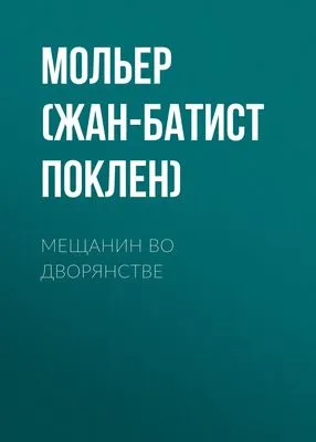 Мещанин во дворянстве — обложка книги