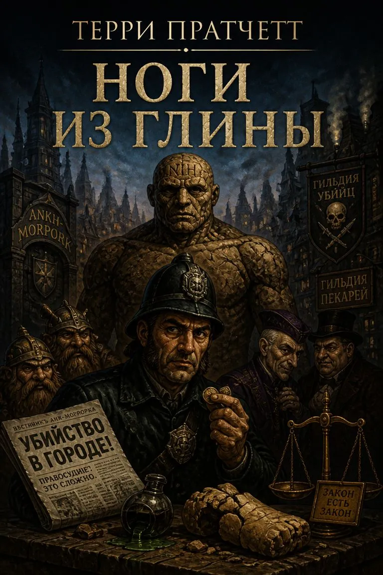 Ноги из глины — обложка книги