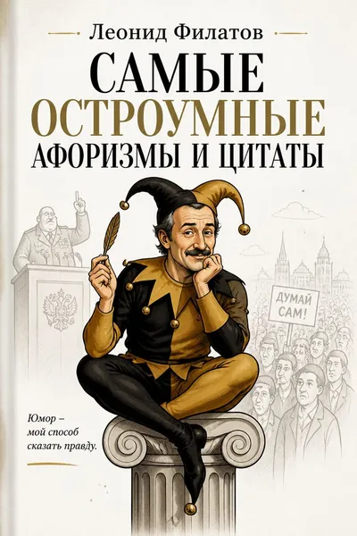 Самые остроумные афоризмы и цитаты — обложка книги